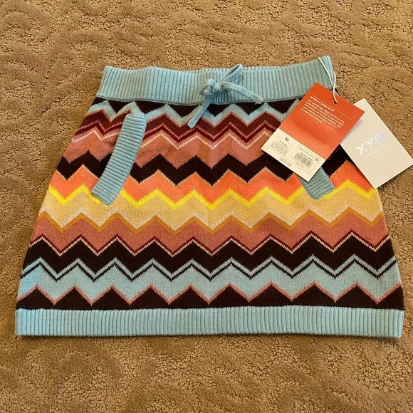 Missoni Other - NWT new target missoni 20 years design medium girls chevron zig zag knit skirt